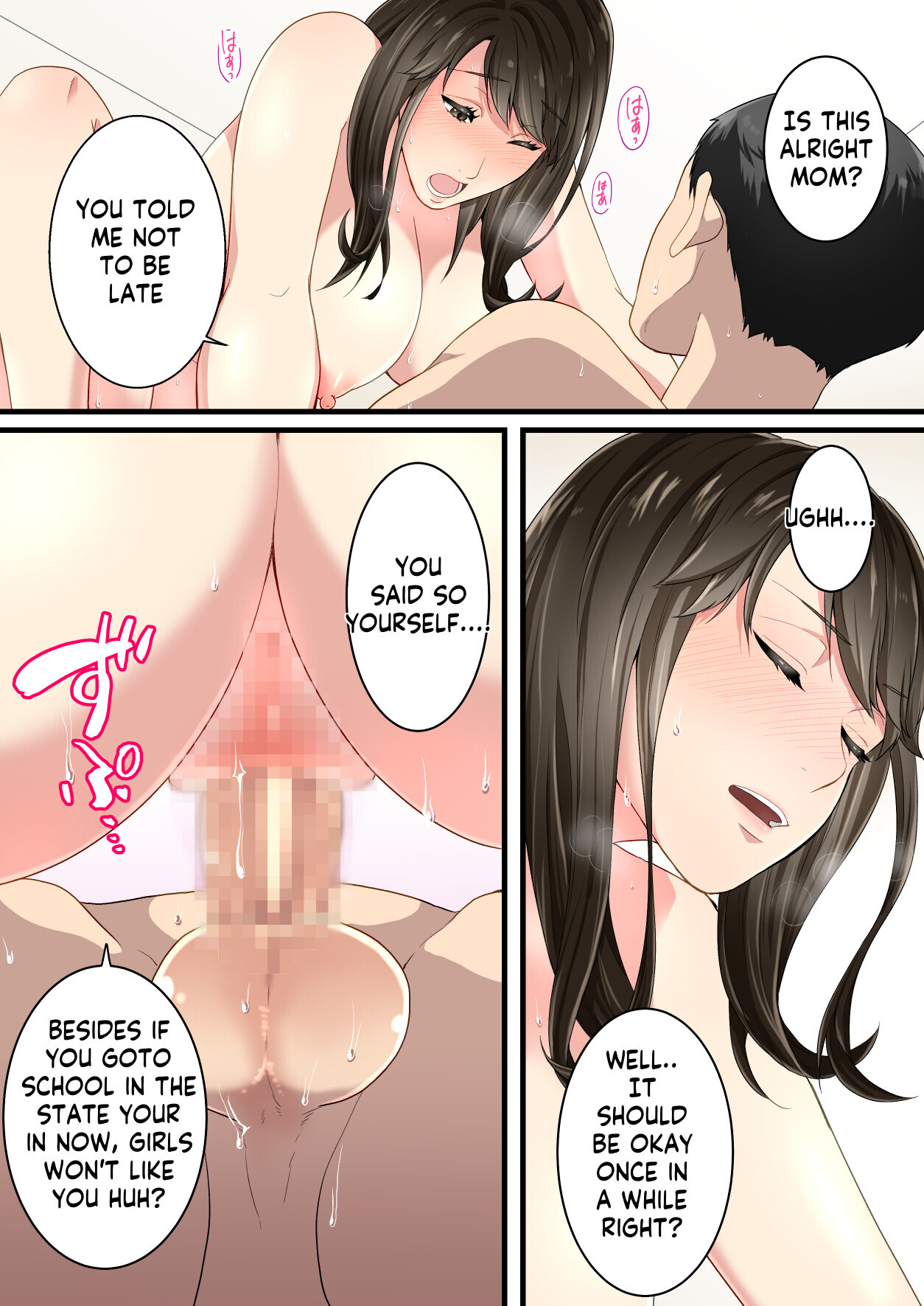 Hentai Manga Comic-Arguing mother and son who became a loving couple-Read-42